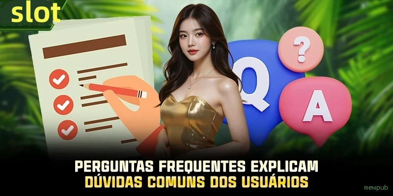 Central de dúvidas rápidas sobre o app mewpub
